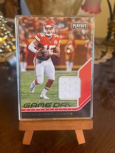 2018 Panini Playoff Game Day Memorabilia Patrick Mahomes II #GD-PM Chiefs - Foto 1 di 2