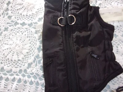 black Dog Harness Jacket XS XSmall new Fleece lined - Image 1 of 2