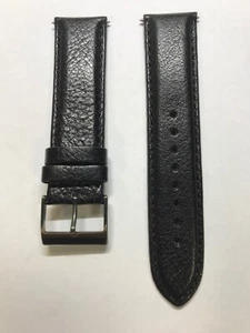 Cinturino Guess Originale Pelle Martellato Nero Ansa 22 mm Largo 22 mm W85041G2 - Foto 1 di 2