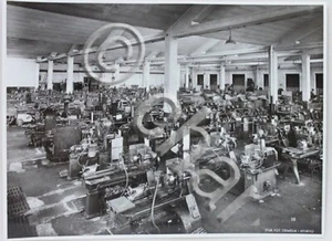 Fotografia d'epoca Officine Caproni Milano 1936 Dodge D15 assemblaggio motore - Imagen 1 de 1