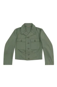 Blusa de campo túnica de verano verde moteado M44 EM policía alemana de la Segunda Guerra Mundial - Imagen 1 de 4