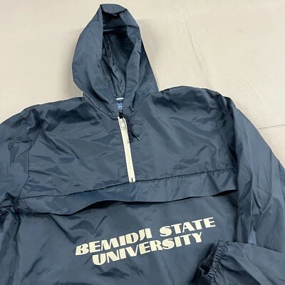 Cortavientos de bolsillo vintage de los 90 Champion Bemidji State University Kangaro XL Foto 1 de 4