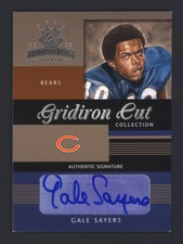 2003 DONRUSS GRIDIRON KINGS ~ GALE SAYERS ~ CUT COLLECTION ~ SIGNATURE AUTO /100