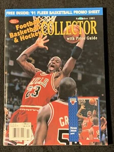November 1991 SCD Card Price Guide Monthly W/uncut cards MICHAEL JORDAN - Bild 1 von 7