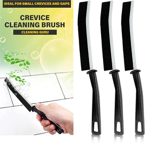 Hard Bristle Crevice Cleaning Brush for Household Use |Grout Brush 3 Pcs Hard Br - Picture 1 of 12