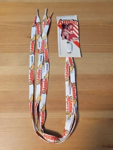 Vintage 1981 Annie Shoe Laces Unpuched Card NOS - Picture 1 of 4