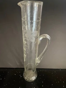 HAWKES 16 " Martini pitcher HUGE COCKTAIL glass Pitcher vine - Picture 1 of 6