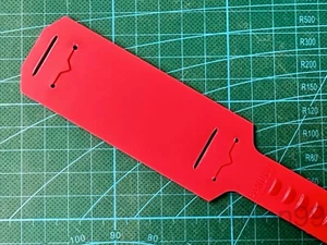 50 Stück Panduit Kabel Markierungsbänder, beschreibbarer Kabelbinder, rotes Polyethylen, 15,25 Zoll - Bild 1 von 8