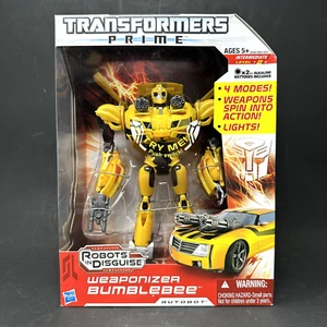 Transformers Prime Weaponizer Bumblebee Autobot Leader Class Lot F - NIB - Picture 1 of 5