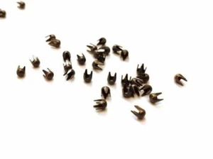 100 piezas. - Picos de tachuelas de remache de bronce antiguos - 2,5 mm - metal - 4 patas - Imagen 1 de 2
