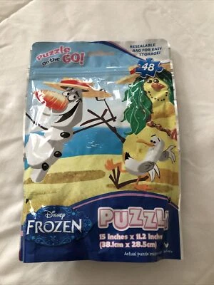 Disney FROZEN Olaf 48 piezas Puzzle Sobre la marcha Bolsa resellable - NUEVO Foto 1 de 4