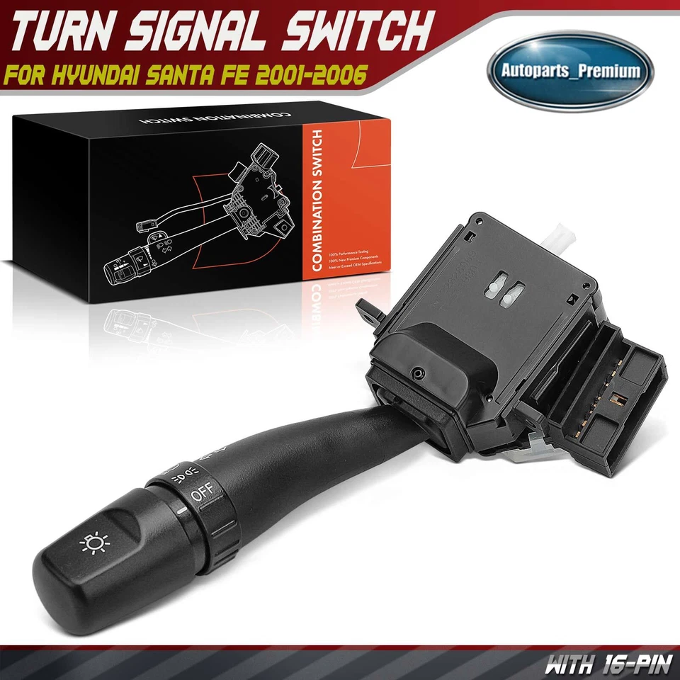 Переключатель сигнала поворота для Hyundai Santa Fe 2001 2002 2003 2005 2006 9342025010 - Изображение 1 из 4