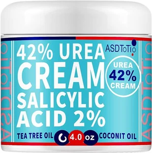 Urea Cream 42% - Premium Urea Foot Cream - With 2% Salicylic Acid Tea Tree Oi... - Picture 1 of 8