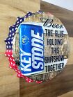 Keystone Light Beer The Glue Holding This Shitshow Together Metal Sign Bar Decor