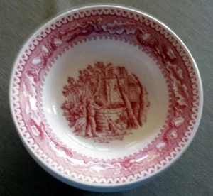 1 Vintage 1965 Memory Lane Royal Ironstone Transferware 5,5 Obstschale sehr guter Zustand - Bild 1 von 2