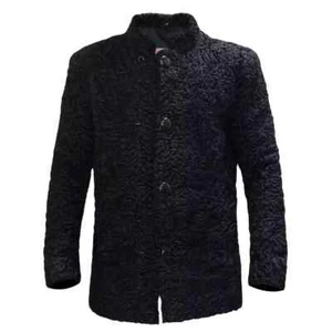 Rücken PERSISCHES LAMMFELL Slim JACKE Stehkragen alle Größen Vorverkauf - Bild 1 von 5