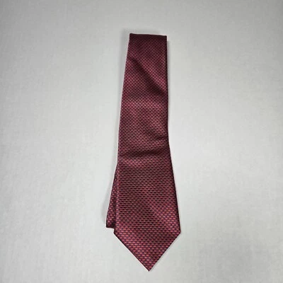 Corbata de cuello Jaeger para hombre 100 % seda multicolor clásica hecha en Italia roja y azul Foto 1 de 4