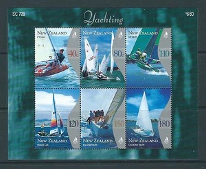 HOJA EN MINIATURA DE NAVEGACIÓN NUEVA ZELAND 1999 SIN MONTAR COMO NUEVA - Imagen 1 de 1