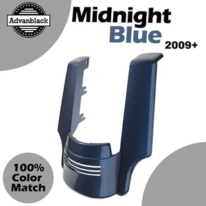 Advanblack Midnight Blue Stretched Rear Fender Extension For 09+ Harley Touring - Picture 1 of 12