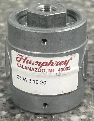 HUMPHREY 250A-3-10-20 / 250A31020 (BRAND NEW) Ships Same Or Next Business Day - Image 1 of 4