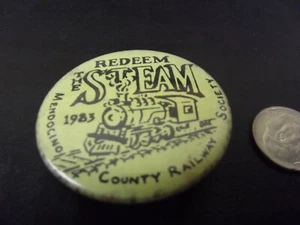 Tren locomotora de colección Redeem vapor Mendocino County Railway Society - Imagen 1 de 3