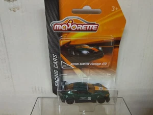 ASTON MARTIN VANTAGE GT8 GREEN n57 RACING CARS 1:60/ apx 1:64 MAJORETTE 229D - Imagen 1 de 2