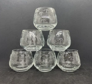 Noritake Bamboo Crystal Roly Poly Glasses, Set of 6 - Picture 1 of 4