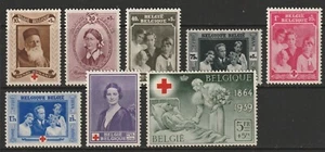 Belgium 1939 Fifth Anniversary of Int Red Cross Society Set UM - Picture 1 of 1