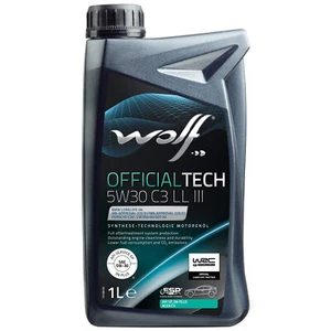 Motoröl WOLF OFFICIALTECH C3 LL III 65644 SAE 5W30 1 Liter für Audi BMW Bentley - Bild 1 von 6