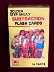Vintage 1984 Subtraction Flash Cards Golden Step Ahead New In Box Sealed
