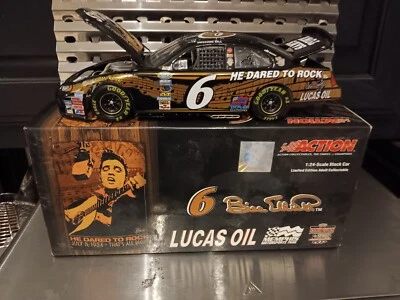 1/24 ACTION BILL ELLIOTT 2004 LUCAS OIL #6 ELVIS INTREPID CLEAR WINDOW CAR - Image 1 of 4
