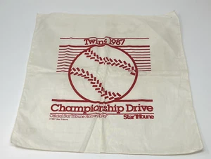 1987 Minnesota Twins World Series Champion Drive Homer Hanky Official Baseball - Picture 1 of 5