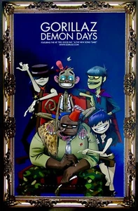 Póster publicitario Gorillaz ~ Demon Days ~ 11" x 17" - Imagen 1 de 1