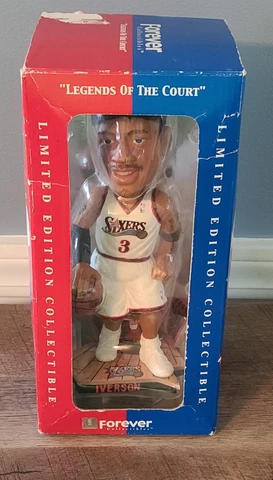 Allen Iverson Bobblehead Philadelphia 76ers Forever Collectibles Limited Edition Cover