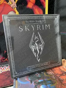 Skyrim Ultimate Edition Vinyl Record Soundtrack 4 LP Box Set Gold Color OST VGM - Foto 1 di 4
