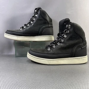 Harley-Davidson Ashmont Waterproof Reitschuhe Damen 6M Schwarz Schnürschuhe High Top - Bild 1 von 15