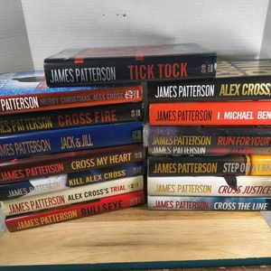 LOT of 15 books by James Patterson Hardcover + Dustjacket - Alex Cross - Picture 1 of 19