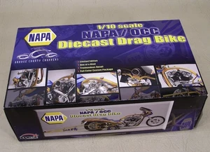 NAPA Orange County Choppers Drag Bike  Diecast 1/10 Scale Limited Edition MIB - Picture 1 of 4