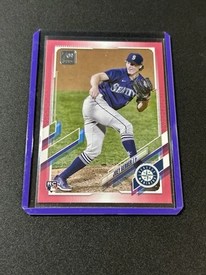 2021 TOPPS UPDATE #US102 JOEY GERBER MOTHERS DAY PINK 37/50 MARINERS ROOKIE E1 - Image 1 of 2