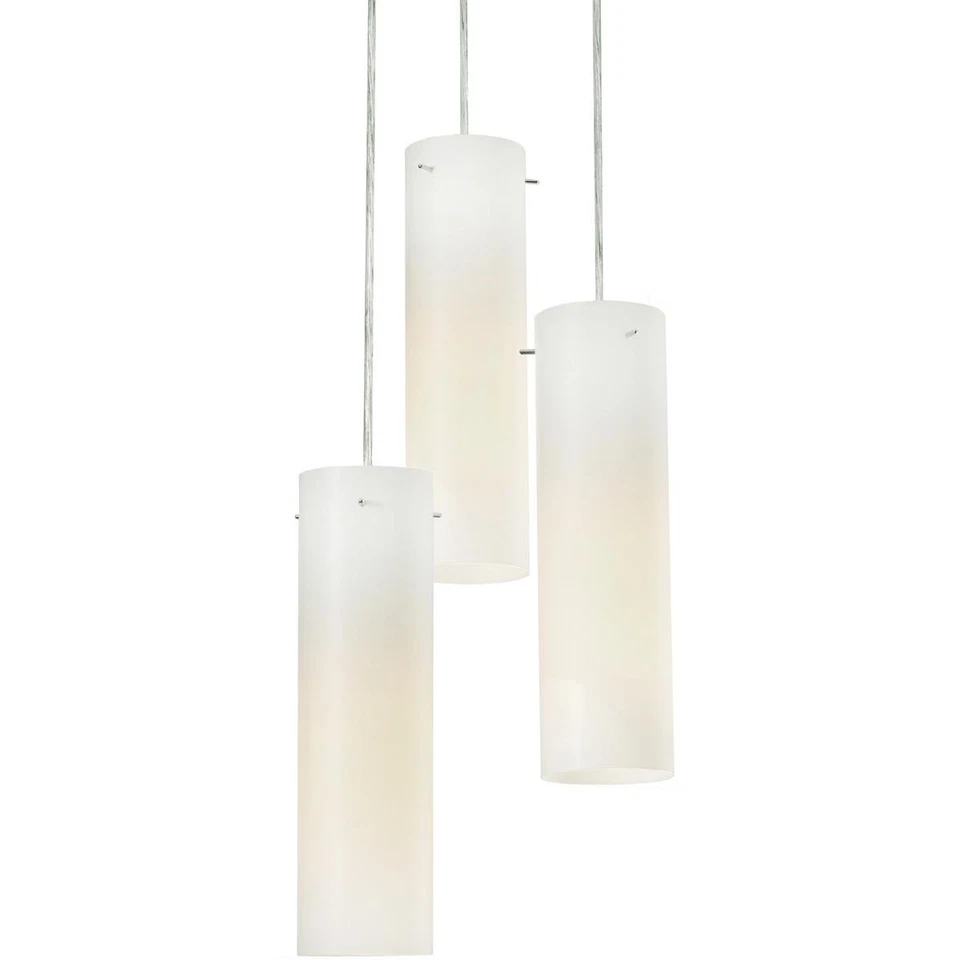 Colgante Soho níquel satinado AFX Inc. SSP04MBSNWHRND3 Foto 1 de 1