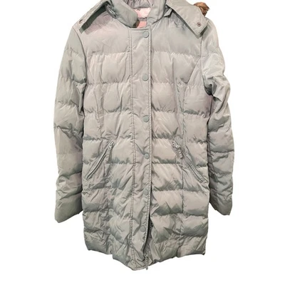 Copper key puff jacket, fleece lined remove-able hood juniors Sz14/16 teal color - Image 1 of 4