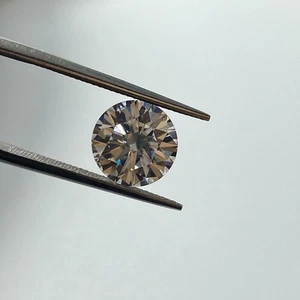 Lab Grown Diamond CVD D Color VVS1 Round 2 MM Size Loose Gemstone CERTIFIED - Picture 1 of 11
