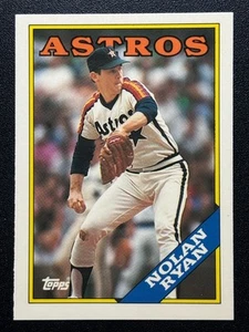 1988 Topps Tiffany #250 Nolan Ryan Houston Astros Texas Rangers - Picture 1 of 2