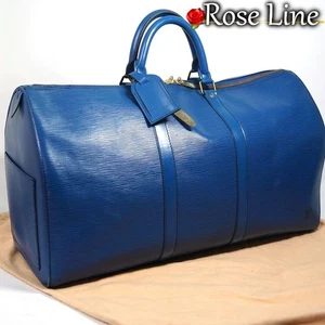 Bolso de Viaje Louis Vuitton Epi Keepall 50 Toledo Azul Boston M42965 Excelente - Imagen 1 de 10