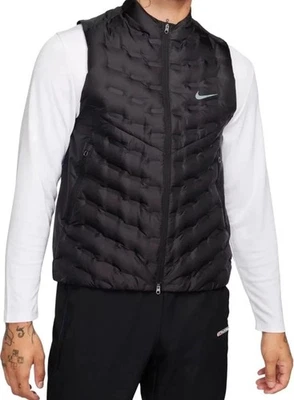 Nike Therma Fit ADV Water Repel Running Jacket Vest Size Large Tall FB7542-010 - Image 1 of 4