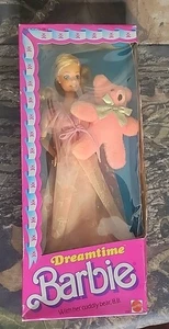 Vtg 1984 Dreamtime Barbie Doll With Cuddly Bear B.B. #9180 - Picture 1 of 8
