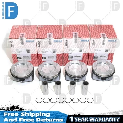 Juego de 4 pistones y anillos de motor OEM para Mercedes-Benz C160 C180 C200 1.5T 2640301900 Foto 1 de 4