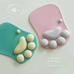 Non Slip Cute Cat Paw Wrist Rest Mouse Mat Mouse Pad Wrist Support For PC Laptop - Picture 1 of 10