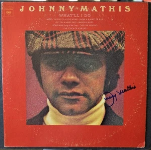 Vinilo firmado por Johnny Mathis What'll I Do autografiado certificado de autenticidad JSA álbum disco lp - Imagen 1 de 2