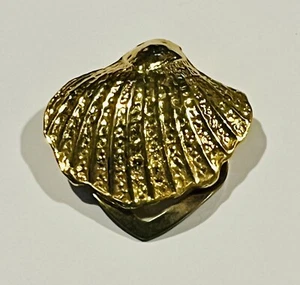 BEAUTIFUL VINTAGE GOLD TONE SHOE Fur Scarf Clip - Picture 1 of 3